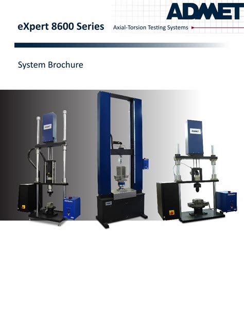 axial torsion test system|System Brochure .